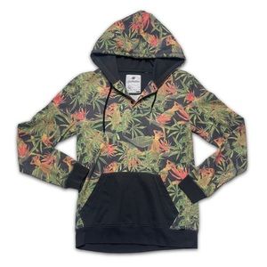 On The Byas Weed Design Hoodie Sweatshirt With Pocket